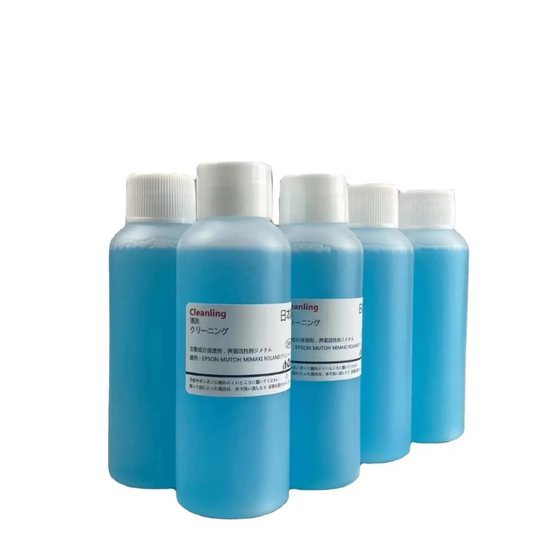 DTF Blue Cleaning Solution 100ML/200ML/500ML for DTF Printhead Xp600 I3200 4720 L1800 Cleaning Liquid Clean Printhead