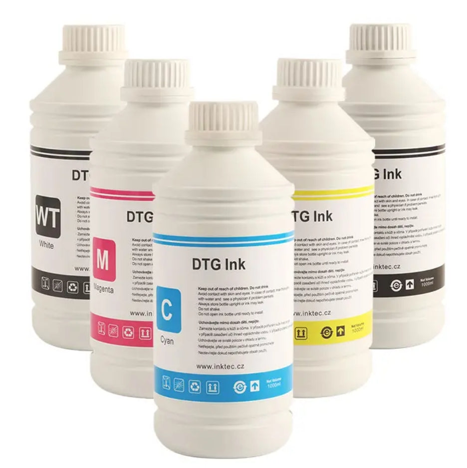 1000ML High Density White Bulk DTG Printing Ink for Epson Digital T Shirt Textile Printer
